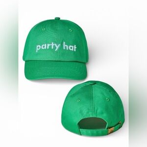 Kate Spade NY x Target Party Hat Baseball Cap Green Cotton NWT